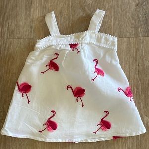 Janie and Jack flamingo dress